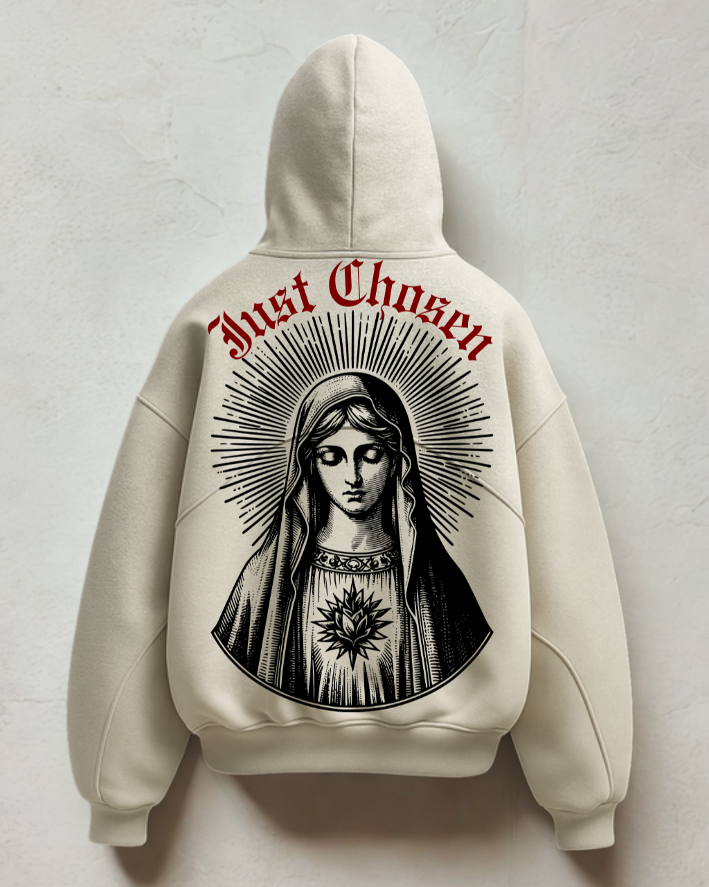 La Bendita Cream Hoodie view 2