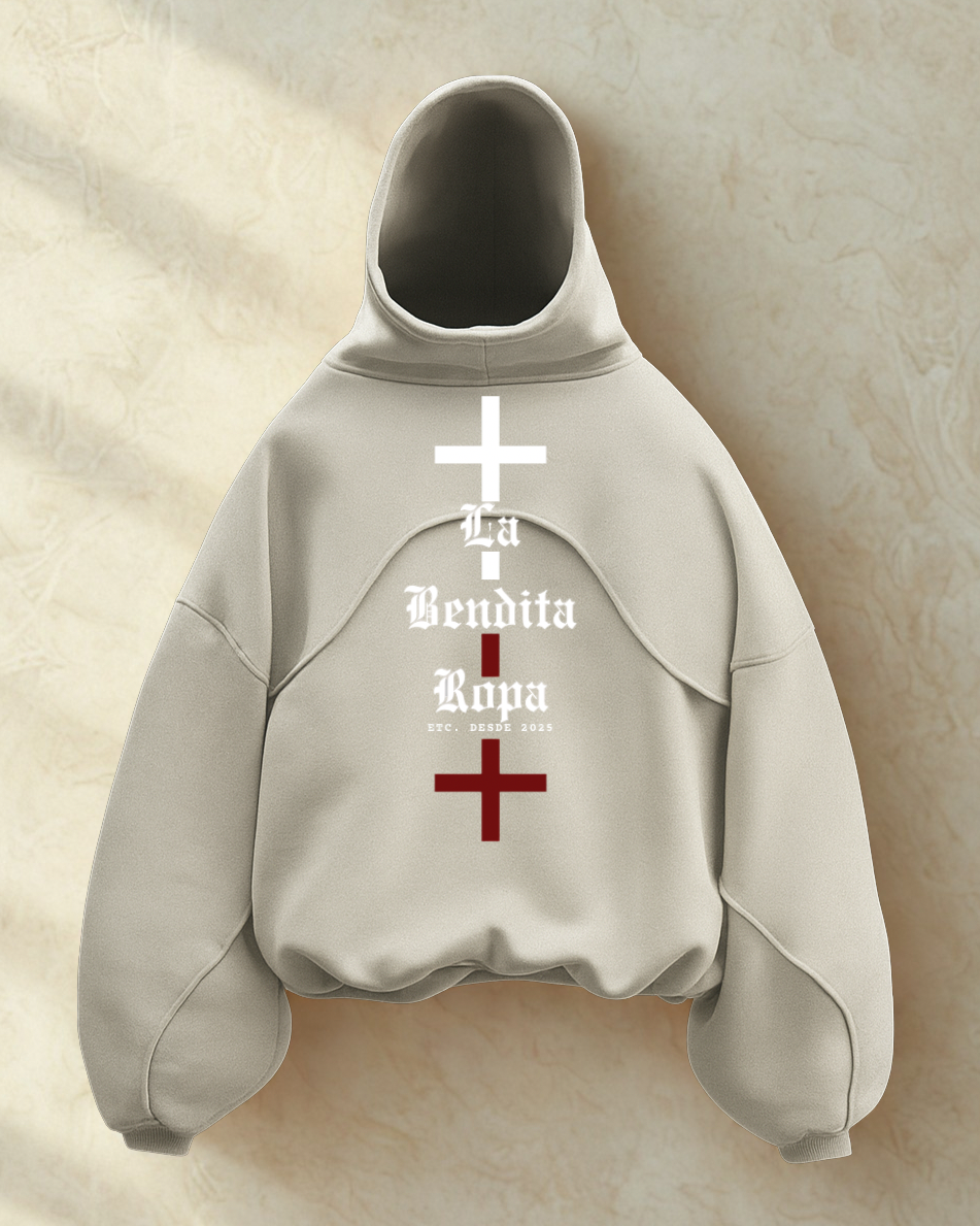 La Bendita Cream Hoodie